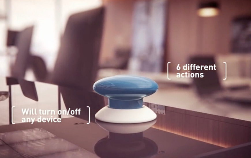 Tlačidlo Fibaro Button, Z-Wave Plus červené Fibaro The Button