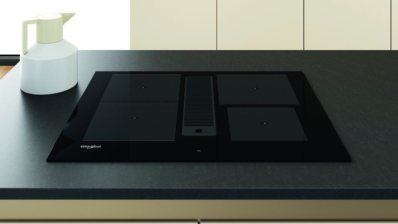 Indukčné varné dosky s odsávaním Whirlpool WVH 1065B F KIT čierna Dokonalý dizajn a varenie bez prekážok