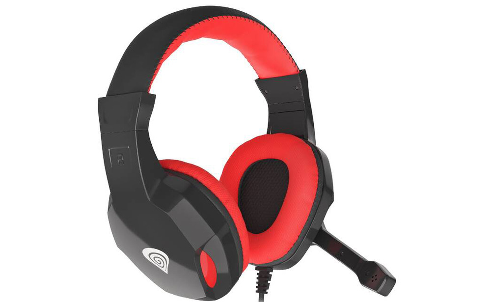 Headset Genesis ARGON 110 čierna/červená