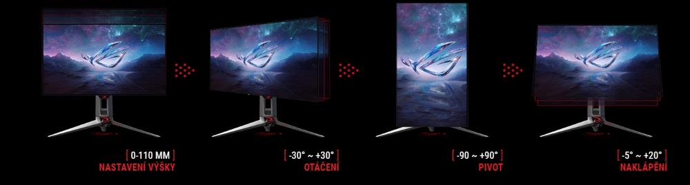 Herný monitor Asus ROG Swift OLED PG27AQDM čierny