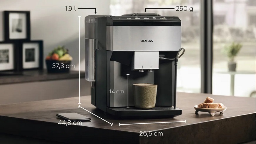 Automatický kávovar Siemens EQ.500 Classic TP516RX3 čierny/nerez "SIETP516RX3_02"