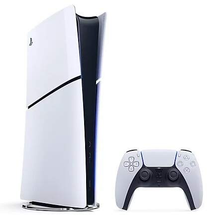Herná konzola Sony PlayStation 5 Digital (typ modelu - slim) Fortnite Bundle biela