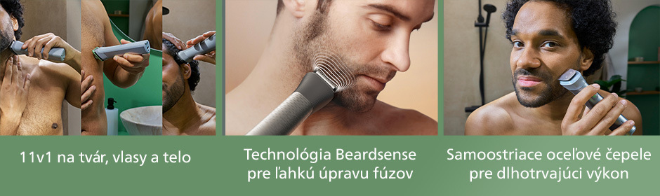 Zastrihávač multifunkčný Philips Series 5000 MG5921/15 sivý Zastrihávač multifunkčný Philips MG5921/15 Series 5000 banner
