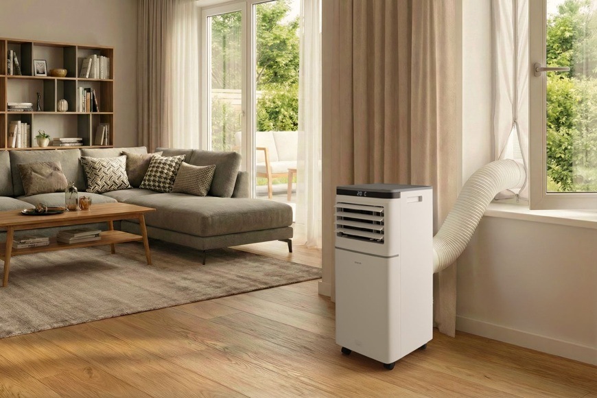 Mobilná klimatizácia Sencor SAC MT8042C Wi-Fi, 8 000 BTU/h biela Mobilná klimatizácia Sencor SAC MT8042C Wi-Fi efektívne ochladzuje modernú obývaciu izbu a vďaka flexibilnej odvodnej hadici, kompaktným rozmerom a elegantnému dizajnu ponúka pohodlné použitie počas horúcich letných dní.
