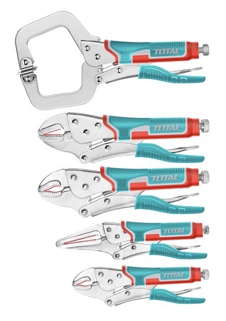 Súprava mini klieští Total Tools s ergonomickou rukoväťou, kompaktné prevedenie
