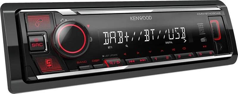 Autorádio KENWOOD KMM-BT408DAB čierne Autorádio KENWOOD KMM-BT408DAB čierne