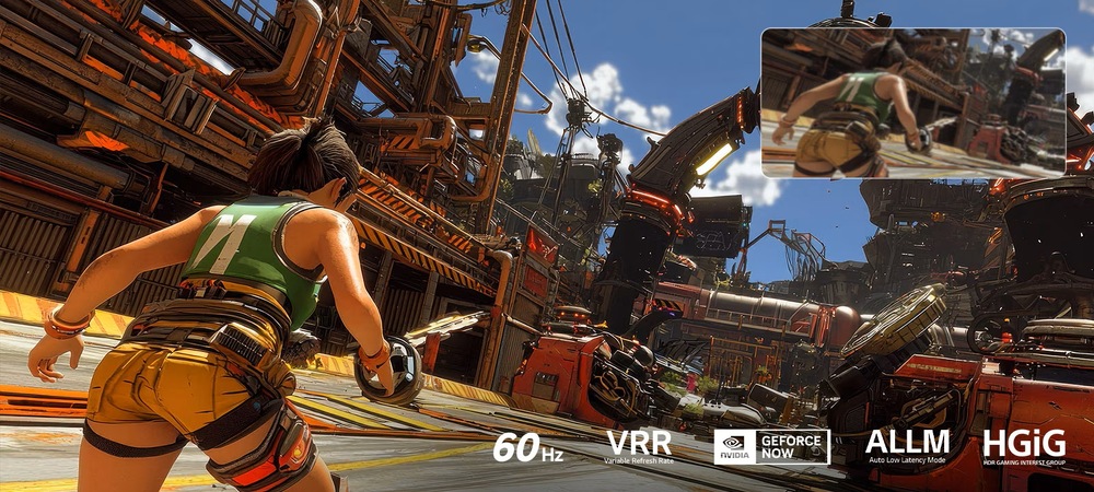 Televízor LG 55QNED7EB3C ALLM, VRR a HGiG zaisťujú plynulé hranie aj šport s nízkou odozvou a podporou Xbox Game Pass.