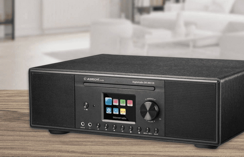 Internetový rádioprijímač s DAB+ Albrecht DR 890 CD Internetový rádioprijímač s DAB+ Albrecht DR 890 CD