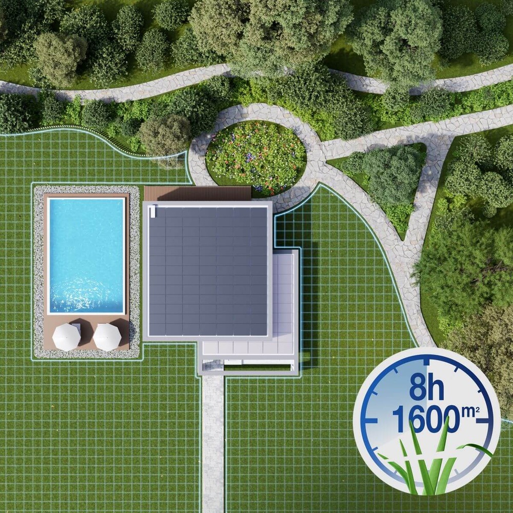 Robotická kosačka Ecovacs A1600 RTK WHITE "ECOGOATA1600_06"
