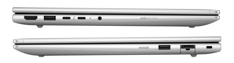 Notebook HP ProBook 4 G1a 14" z oboch bokov s viditeľnými portami