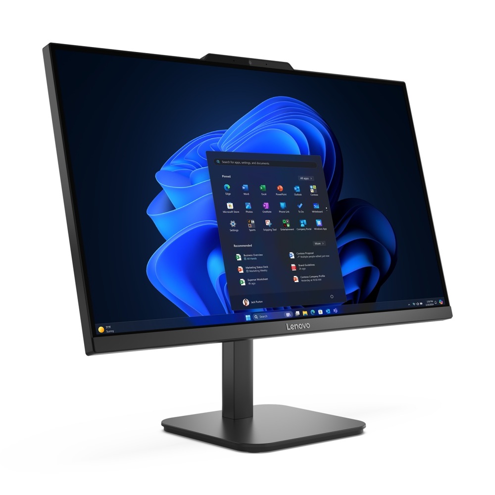 PC all in-one Lenovo V100 čierny O jeho výkon sa totiž stará energeticky úsporný 4-jadrový procesor Intel Core N.