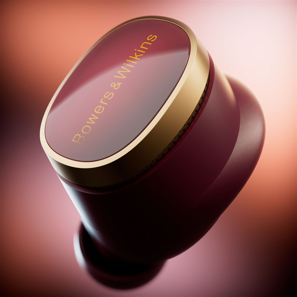 Slúchadlá Bowers & Wilkins Pi8 vínová Slúchadlá Bowers & Wilkins True wireless Pi8 - vínová