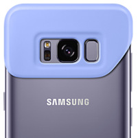 Kryt na mobil Samsung 2 dílný na Galaxy S8 zelený/fialový Kryt na mobil Samsung 2 dílný na Galaxy S8 zelený/fialový