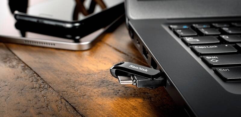 USB flashdisk SANDISK Ultra Dual Drive Go 512GB USB-C čierny