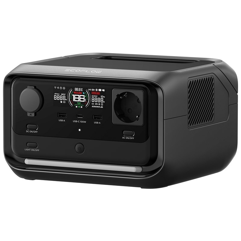 Nabíjacia stanica EcoFlow RIVER 3 Plus (286 Wh) čierna