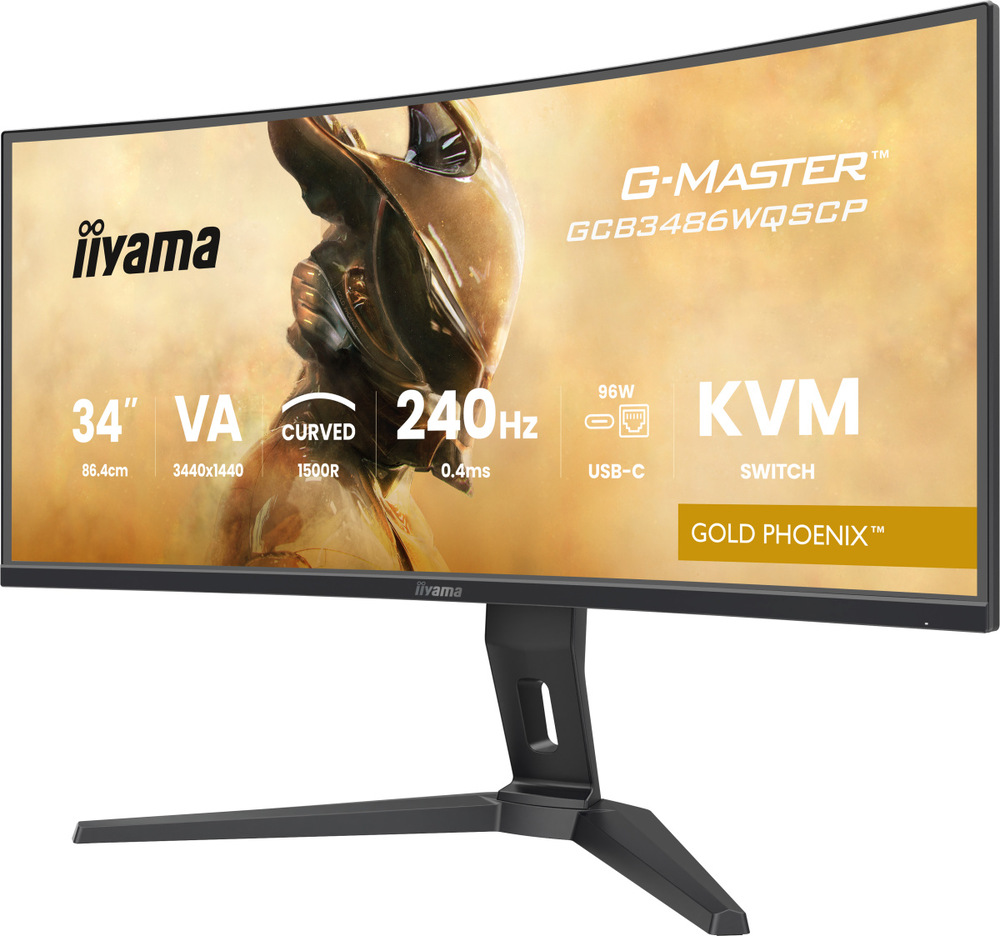 Herný monitor IIYAMA G-Master GCB3486WQSCP-B1 čierny