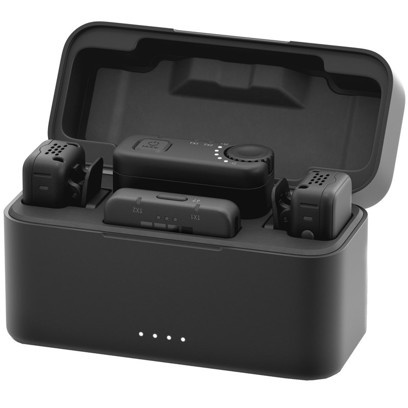 Mikrofón GoPro bezdrôtový - kompletná sada (Wireless Mic Complete Kit) - čierny