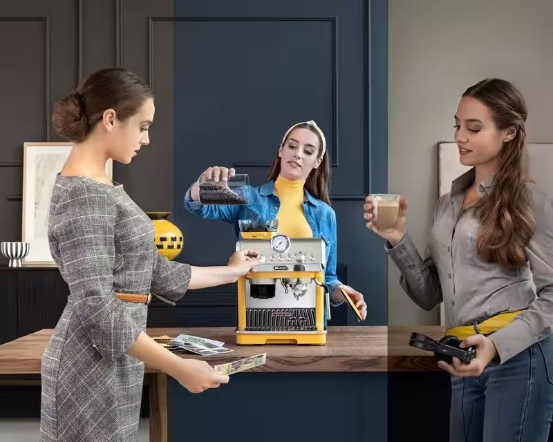 Pákový kávovar De'Longhi La Specialista ARTE EC9155 YE Espresso De'Longhi EC9155 YE LA Špecialista ARTE