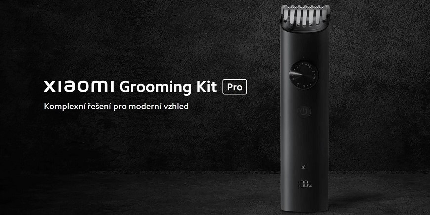 Zastrihávač fúzov Xiaomi Grooming Kit Pro čierny Zastrihávač fúzov Xiaomi Grooming Kit Pro čierny