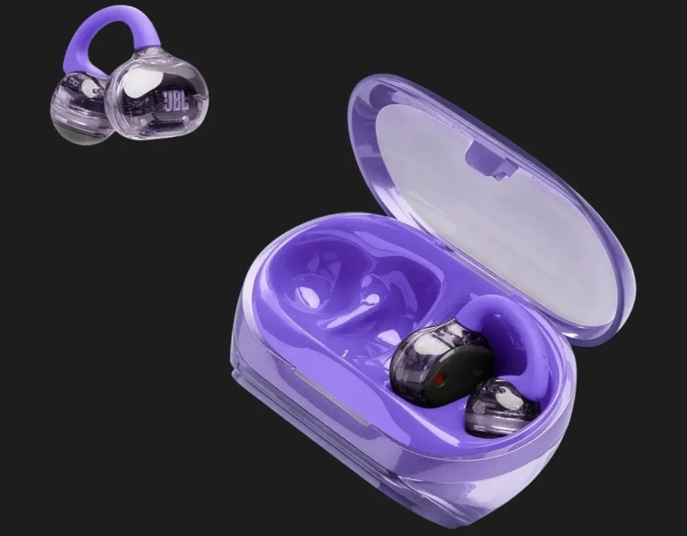 Slúchadlá JBL Soundgear Clips fialová