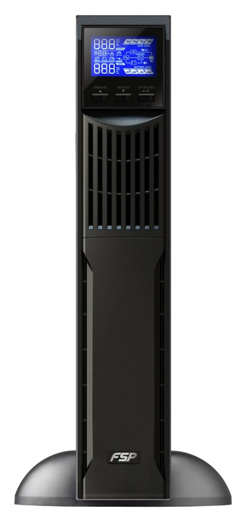 Záložný zdroj FSP Eufo RT 2K 2U, 2000VA/1800W, line-interactive čierny Záložný zdroj FSP Eufo RT 2K 2U, 2000VA/1800W, line-interactive