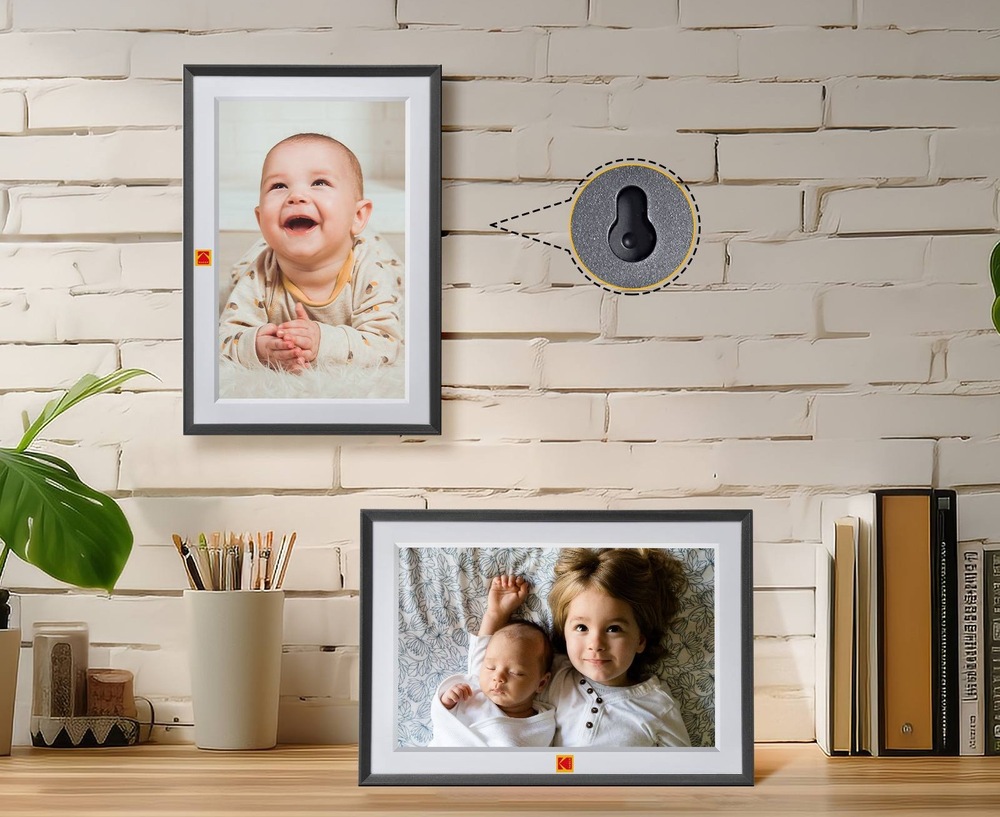 Fotorámik digitálny Kodak RCF-1018 sa ľahko ovláda cez dotykovú obrazovku