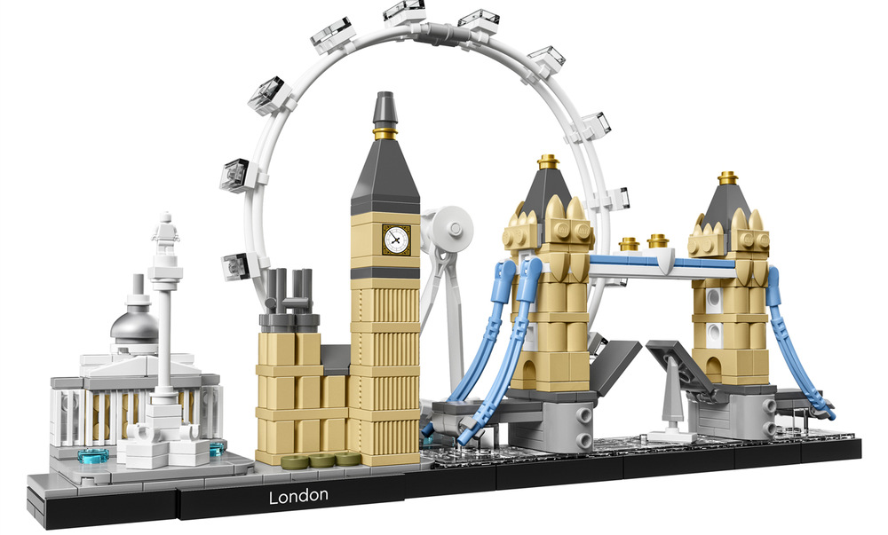 Stavebnica LEGO® Architecture 21034 Londýn Súčasťou stavebnice je brožúrka o londýnskych stavbách, ich histórii a architektonickom dedičstve mesta.