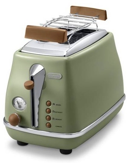 Hriankovač De'Longhi Icona Vintage CTOV 2103.GR dvojštrbinový