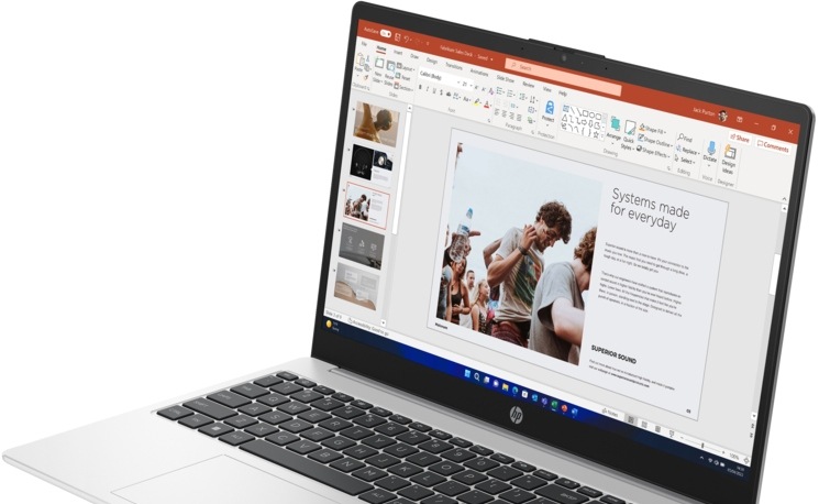 Notebook HP 255 G10 strieborný HP 250 G10 R5-7530U, strieborná