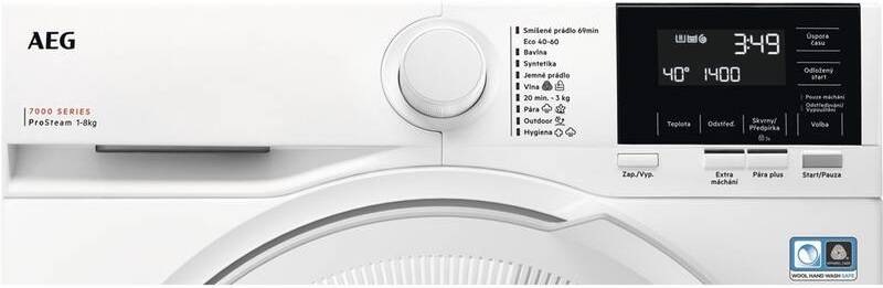 Práčka AEG ProSteam® 7000 LFR71862BC biela