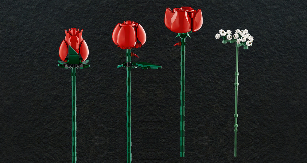 Stavebnica LEGO® Botanicals 10328 Kytice růží Kytica rozžiari váš interiér bez zalievania, svetla a starostlivosti a poslúži ako pôsobivá dekorácia do bytu