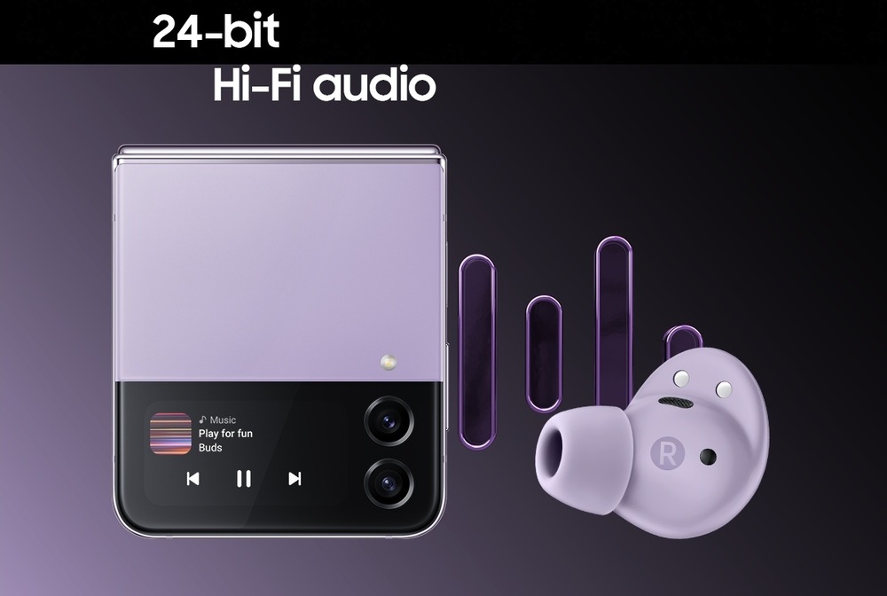 Slúchadlá Samsung Galaxy Buds2 Pro fialová