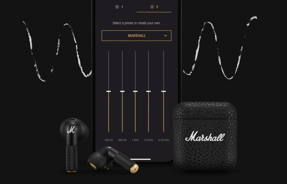 Slúchadlá Marshall Minor IV čierna