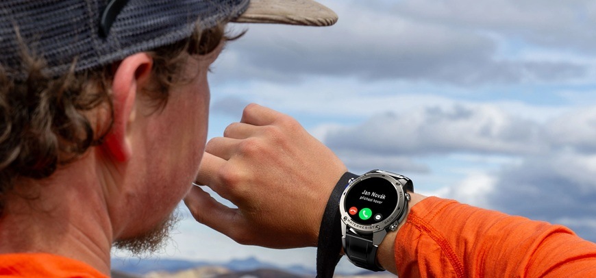 Inteligentné hodinky Aligator Watch GPS čierne