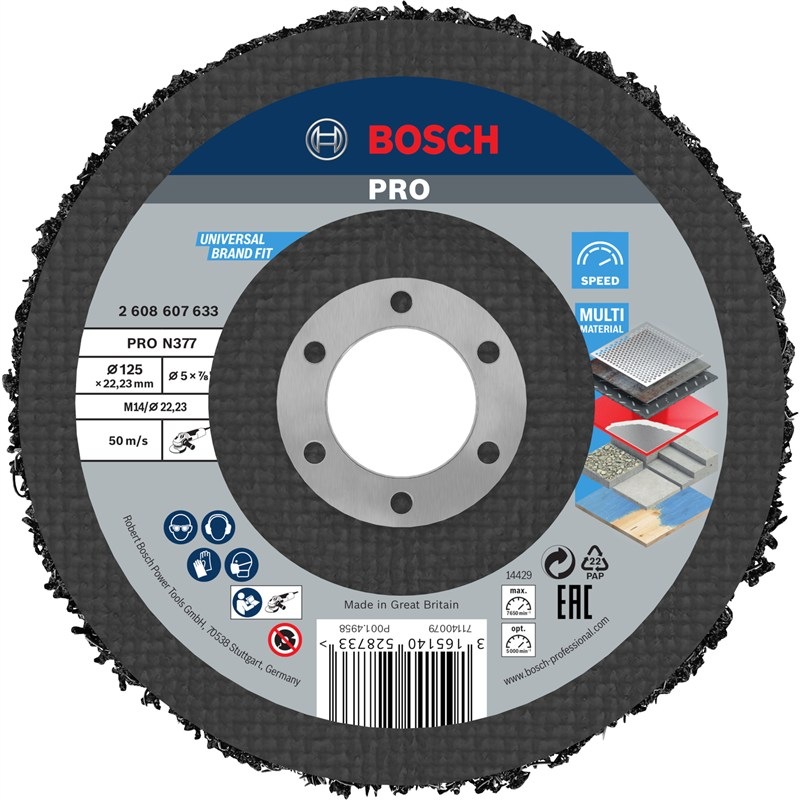 Leštiaci kotúč Bosch PRO, priemer 125 mm