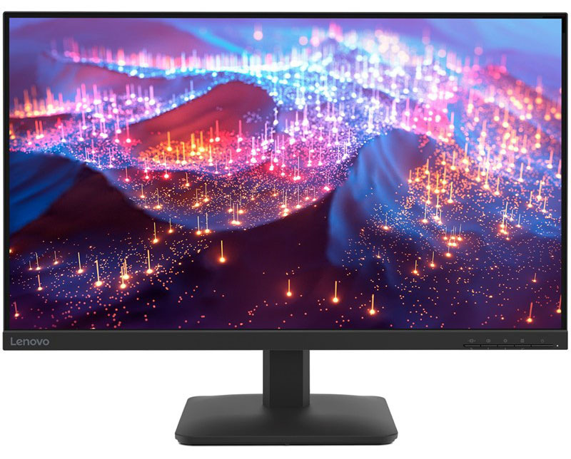 Multimediálny monitor Lenovo L27h-4A v šedej farbe.