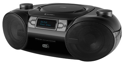 Rádioprijímač DAB+/CD GoGEN CDM 390 BTDABS čierny/sivý