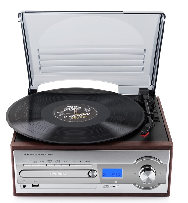 Mikro HiFi systém Hyundai RTC 182 SU RIP strieborný/hnedý