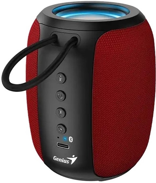 Prenosný reproduktor Genius SP-915BT - čierny/červený