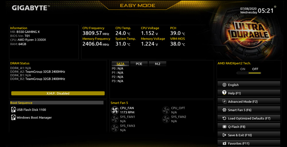 Základná doska GIGABYTE A520M DS3H V2