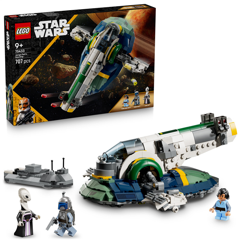 Stavebnica LEGO® Star Wars™ 75433 Jango Fett a jeho hviezdna loď