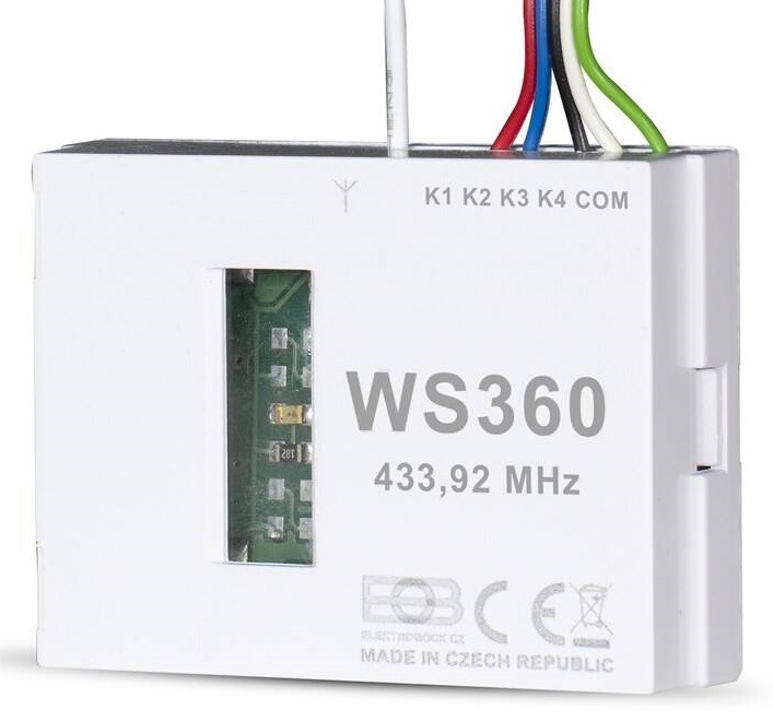 Modul Elektrobock WS360, univerzálny vysielač pod vypínač
