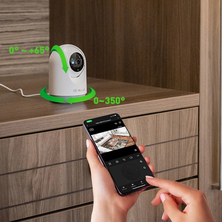 IP kamera Tellur WiFi Smart biela IP kamera Tellur WiFi Smart - biela