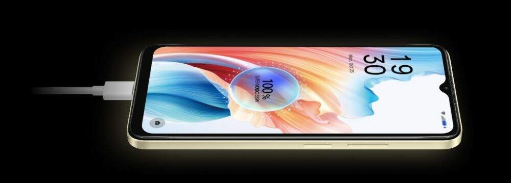 Mobilný telefón Oppo A38 128 GB čierny