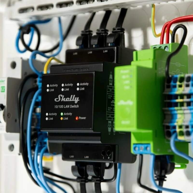 Shelly Lan Switch DIN 1626 prepínač.2