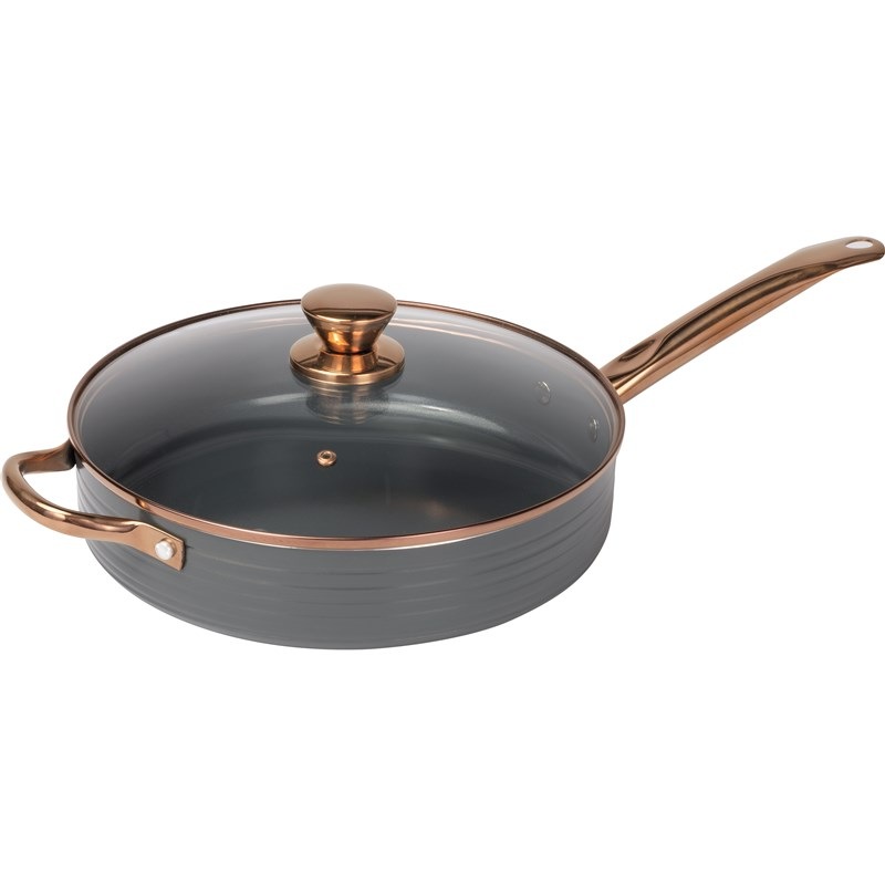 Panvica Lamart LT1271 ORRO, 28 cm sivá/zlatá
