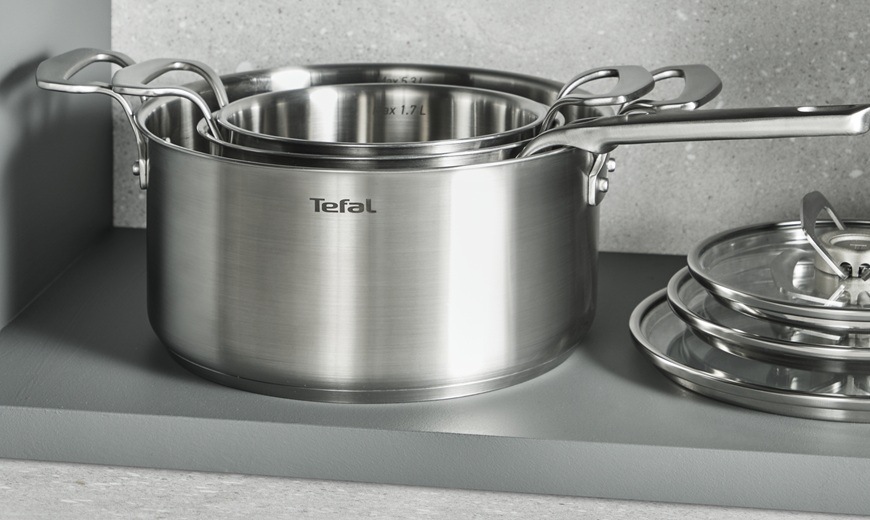 Hrniec s pokrievkou Tefal Extreme E5296104, 22 cm nerez Sada náčinia Tefal na linke.