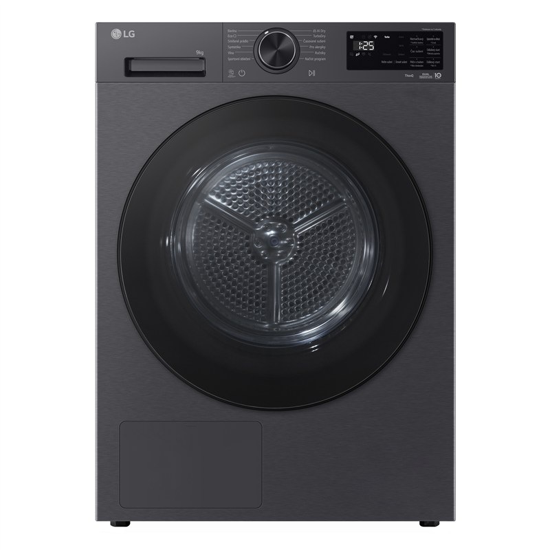 Sušička bielizne LG RHX5009TBB, čierna farba