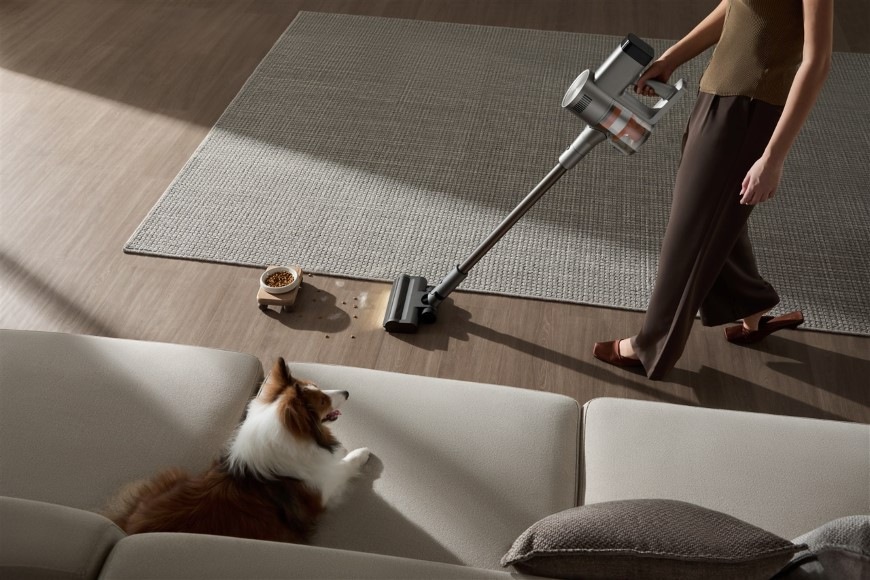 Tyčový vysávač Xiaomi Vacuum Cleaner G30 Max čierny Vysávanie rozsypaných granúl pomocou Xiaomi Vacuum Cleaner G30 Max