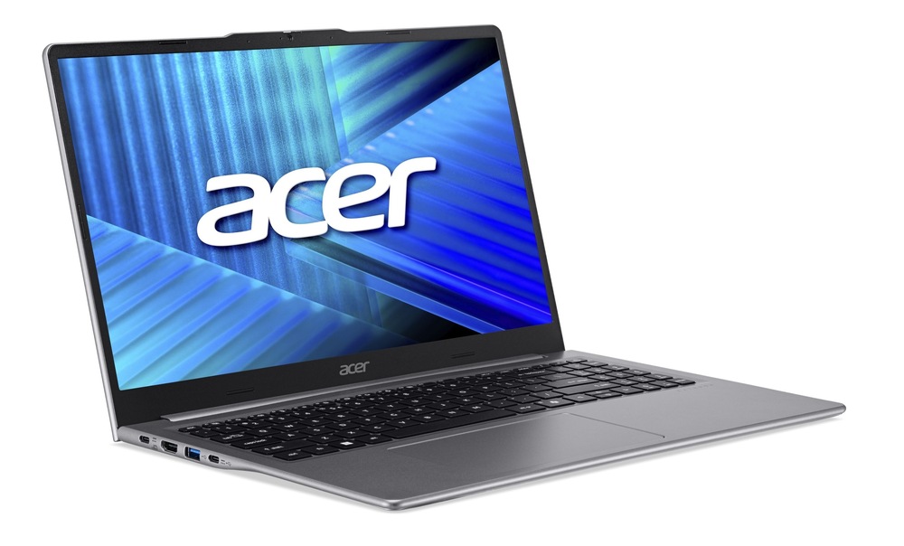 Notebook Acer Extensa 15 (EXO15-41-R4WY) sivý še podstatné si prezriete na 15,6palcovom displeji s Full HD rozlíšením, ktorý zdobia úzke rámčeky